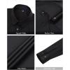 imageJVER Womens Dress Shirts Long Sleeve Button Down Shirt WrinkleFree Business Casual Blouse Office Work TopsBlack