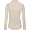 imageJVER Womens Dress Shirts Long Sleeve Button Down Shirt WrinkleFree Business Casual Blouse Office Work TopsLight Khaki