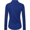 imageJVER Womens Dress Shirts Long Sleeve Button Down Shirt WrinkleFree Business Casual Blouse Office Work TopsRoyal Blue