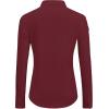 imageJVER Button Down Shirts for Women Wrinkle Free Long Sleeve Dress Shirt Business Casual Work Blouse with PocketBurgundy