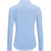 imageJVER Button Down Shirts for Women Wrinkle Free Long Sleeve Dress Shirt Business Casual Work Blouse with PocketLight Blue