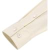 imageJVER Mens Cotton Linen Long Sleeve Shirts Casual Button Down Banded Collar Shirt Beach Summer Tops with PocketBeige