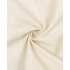 imageJVER Mens Cotton Linen Long Sleeve Shirts Casual Button Down Banded Collar Shirt Beach Summer Tops with PocketBeige