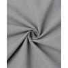 imageJVER Mens Cotton Linen Long Sleeve Shirts Casual Button Down Banded Collar Shirt Beach Summer Tops with PocketDark Grey
