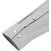 imageJVER Mens Cotton Linen Long Sleeve Shirts Casual Button Down Banded Collar Shirt Beach Summer Tops with PocketGrey