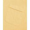 imageJVER Mens Cotton Linen Long Sleeve Shirts Casual Button Down Banded Collar Shirt Beach Summer Tops with PocketLight Yellow