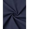 imageJVER Mens Cotton Linen Long Sleeve Shirts Casual Button Down Banded Collar Shirt Beach Summer Tops with PocketNavy Blue