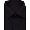 imageJVER Mens French Cuff Dress Shirts Regular Fit Long Sleeve Spread Collar Metal CufflinkBlack