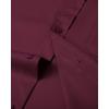 imageJVER Mens French Cuff Dress Shirts Regular Fit Long Sleeve Spread Collar Metal CufflinkBurgundy