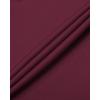 imageJVER Mens French Cuff Dress Shirts Regular Fit Long Sleeve Spread Collar Metal CufflinkBurgundy