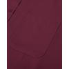 imageJVER Mens French Cuff Dress Shirts Regular Fit Long Sleeve Spread Collar Metal CufflinkBurgundy