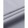 imageJVER Mens French Cuff Dress Shirts Regular Fit Long Sleeve Spread Collar Metal CufflinkGrey