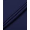 imageJVER Mens French Cuff Dress Shirts Regular Fit Long Sleeve Spread Collar Metal CufflinkNavy Blue