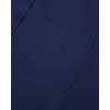 imageJVER Mens French Cuff Dress Shirts Regular Fit Long Sleeve Spread Collar Metal CufflinkNavy Blue