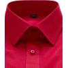 imageJVER Mens French Cuff Dress Shirts Regular Fit Long Sleeve Spread Collar Metal CufflinkRed