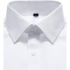 imageJVER Mens French Cuff Dress Shirts Regular Fit Long Sleeve Spread Collar Metal CufflinkWhite