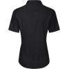 imageJVER Womens Button Down Shirts Stretch Wrinkle Free Formal Short Sleeve Dress Shirt Summer Work Blouses Business Casual TopsBlack