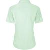 imageJVER Womens Button Down Shirts Stretch Wrinkle Free Formal Short Sleeve Dress Shirt Summer Work Blouses Business Casual TopsLight Green