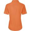 imageJVER Womens Button Down Shirts Stretch Wrinkle Free Formal Short Sleeve Dress Shirt Summer Work Blouses Business Casual TopsOrange