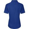 imageJVER Womens Button Down Shirts Stretch Wrinkle Free Formal Short Sleeve Dress Shirt Summer Work Blouses Business Casual TopsRoyal Blue