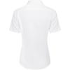 imageJVER Womens Button Down Shirts Stretch Wrinkle Free Formal Short Sleeve Dress Shirt Summer Work Blouses Business Casual TopsWhite