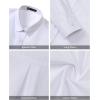 imageJVER Womens Oversized Button Down Shirts Casual Long Sleeve Lightweight Breathable Solid Cotton Blouse Office Dress ShirtWhite