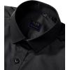 imageJVER Boys Long Sleeve Dress Shirts Solid Stretch WrinkleFree Shirt Kids Casual Button Down ShirtsBlack