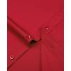 imageJVER Boys Long Sleeve Dress Shirts Solid Stretch WrinkleFree Shirt Kids Casual Button Down ShirtsBright Red