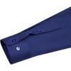 imageJVER Boys Long Sleeve Dress Shirts Solid Stretch WrinkleFree Shirt Kids Casual Button Down ShirtsNavy Blue