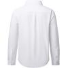 imageJVER Boys Long Sleeve Oxford Dress Shirts Solid Casual Button Down Collar Shirt Kids Formal Uniform TopsWhite
