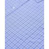 imageJVER Dress Shirts for Men Cotton Long Sleeve Button Down Shirt Business Casual Classic Plaid Tops with PocketBlue Gingham