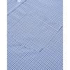 imageJVER Dress Shirts for Men Cotton Long Sleeve Button Down Shirt Business Casual Classic Plaid Tops with PocketBlue Plaid