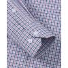 imageJVER Dress Shirts for Men Cotton Long Sleeve Button Down Shirt Business Casual Classic Plaid Tops with PocketBlue Red Plaid