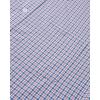 imageJVER Dress Shirts for Men Cotton Long Sleeve Button Down Shirt Business Casual Classic Plaid Tops with PocketBlue Red Plaid