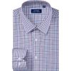 imageJVER Dress Shirts for Men Cotton Long Sleeve Button Down Shirt Business Casual Classic Plaid Tops with PocketBlue Red Plaid