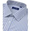 imageJVER Dress Shirts for Men Cotton Long Sleeve Button Down Shirt Business Casual Classic Plaid Tops with PocketBlue Yellow Plaid