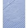 imageJVER Dress Shirts for Men Cotton Long Sleeve Button Down Shirt Business Casual Classic Plaid Tops with PocketLight Blue Plaid