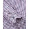 imageJVER Dress Shirts for Men Cotton Long Sleeve Button Down Shirt Business Casual Classic Plaid Tops with PocketRed Blue Plaid