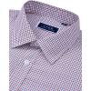 imageJVER Dress Shirts for Men Cotton Long Sleeve Button Down Shirt Business Casual Classic Plaid Tops with PocketRed Blue Plaid