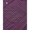 imageJVER Dress Shirts for Men Cotton Long Sleeve Button Down Shirt Business Casual Classic Plaid Tops with PocketRed Gingham