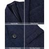 imageJVER Mens Casual Blazer Sport Coat One Button Business Stylish Suit JacketNavy Blue