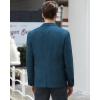 imageJVER Mens Casual Blazer Sport Coat One Button Business Stylish Suit JacketTeal