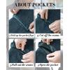 imageJVER Mens Casual Blazer Sport Coat One Button Business Stylish Suit JacketTeal