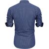 imageJVER Mens Printed Dress Shirts Casual Long Sleeve Stylish Button Down ShirtBlueprinted