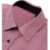 imageJVER Mens Printed Dress Shirts Casual Long Sleeve Stylish Button Down ShirtFuchsiaprinted