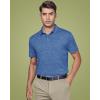 imageMens Golf Polo Shirts Quick Dry Moisture Wicking Performance Stretch Short Sleeve Shirt Athletic WrinkleFree Summer Tops