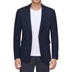 imageJVER Mens Casual Blazer Sport Coat One Button Business Stylish Suit JacketNavy Blue