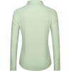 imageJVER Dress Shirts for Women Button Down Wrinkle Free Shirt Business Casual Long Sleeve Work Blouse with PocketLight Green