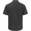 imageJVER Mens Cotton Linen Short Sleeve Shirts Casual Lightweight Button Down Shirts Vacation Beach Summer Tops with PocketCarbon Grey