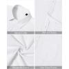imageJVER Mens Cotton Linen Short Sleeve Shirts Casual Lightweight Button Down Shirts Vacation Beach Summer Tops with PocketWhite